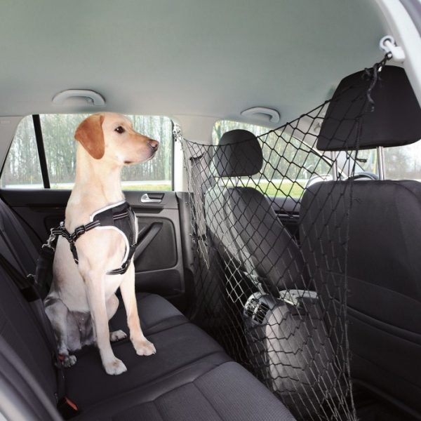 Filet Séparation Voiture Pour Chien - Barrière Adjustable 115x62cm - Sécurité Animal En Voyage