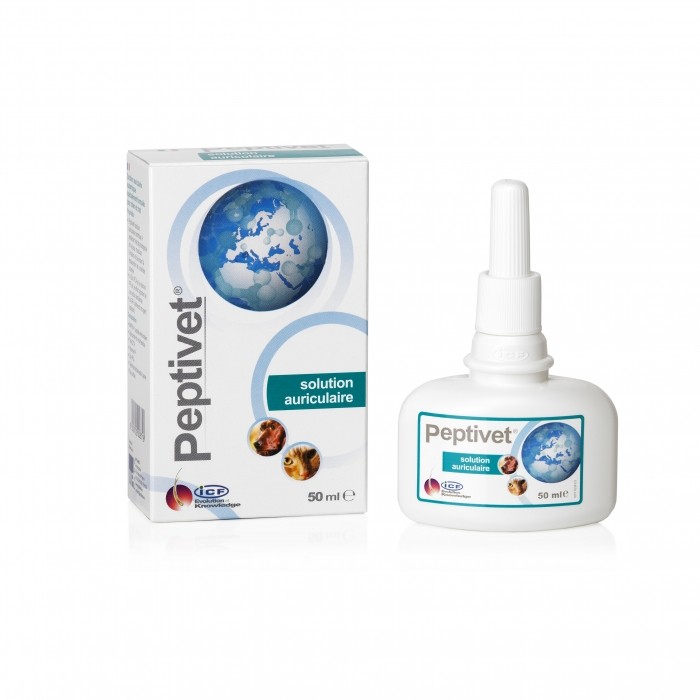 Peptivet solution auriculaire