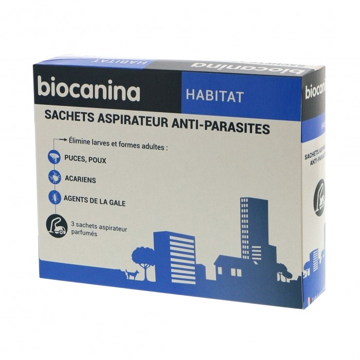 Sachets aspirateur anti-parasites