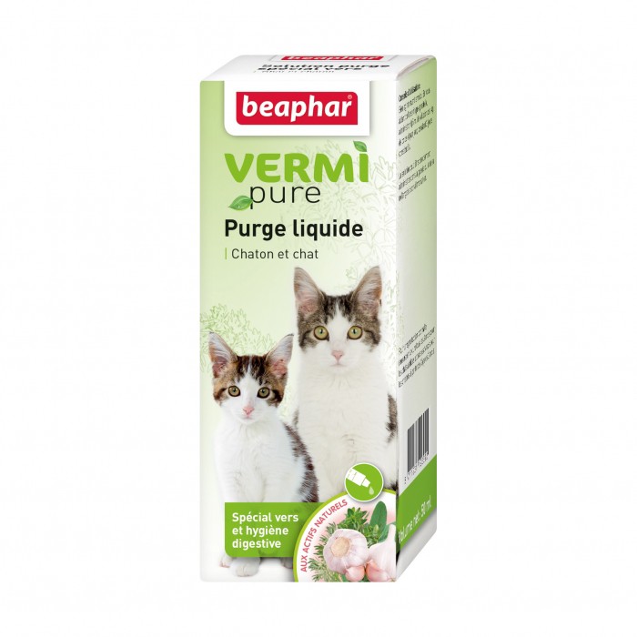 Vermipure purge liquide pour chat